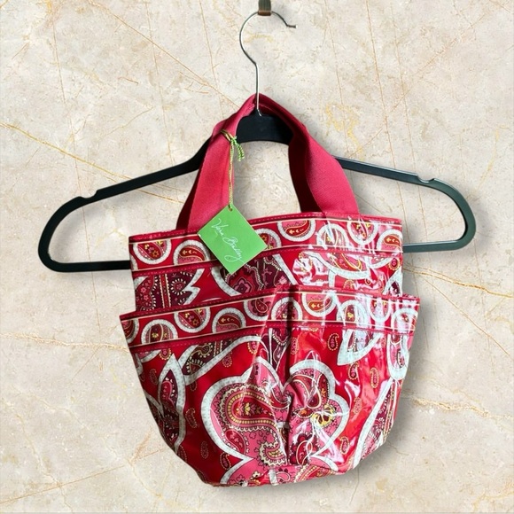 Vera Bradley Rosy Posies Shower Caddy - NWT - Picture 1 of 5